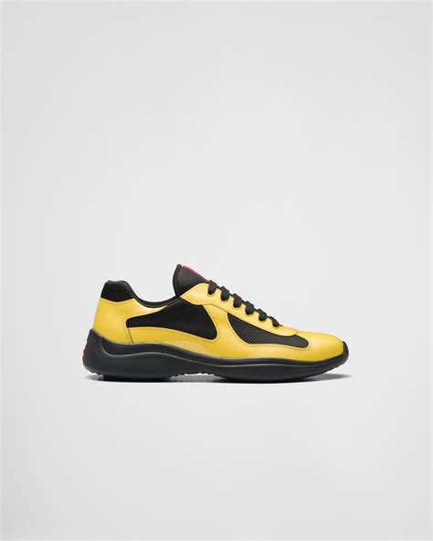 prada sport yellow black|Prada shoes.